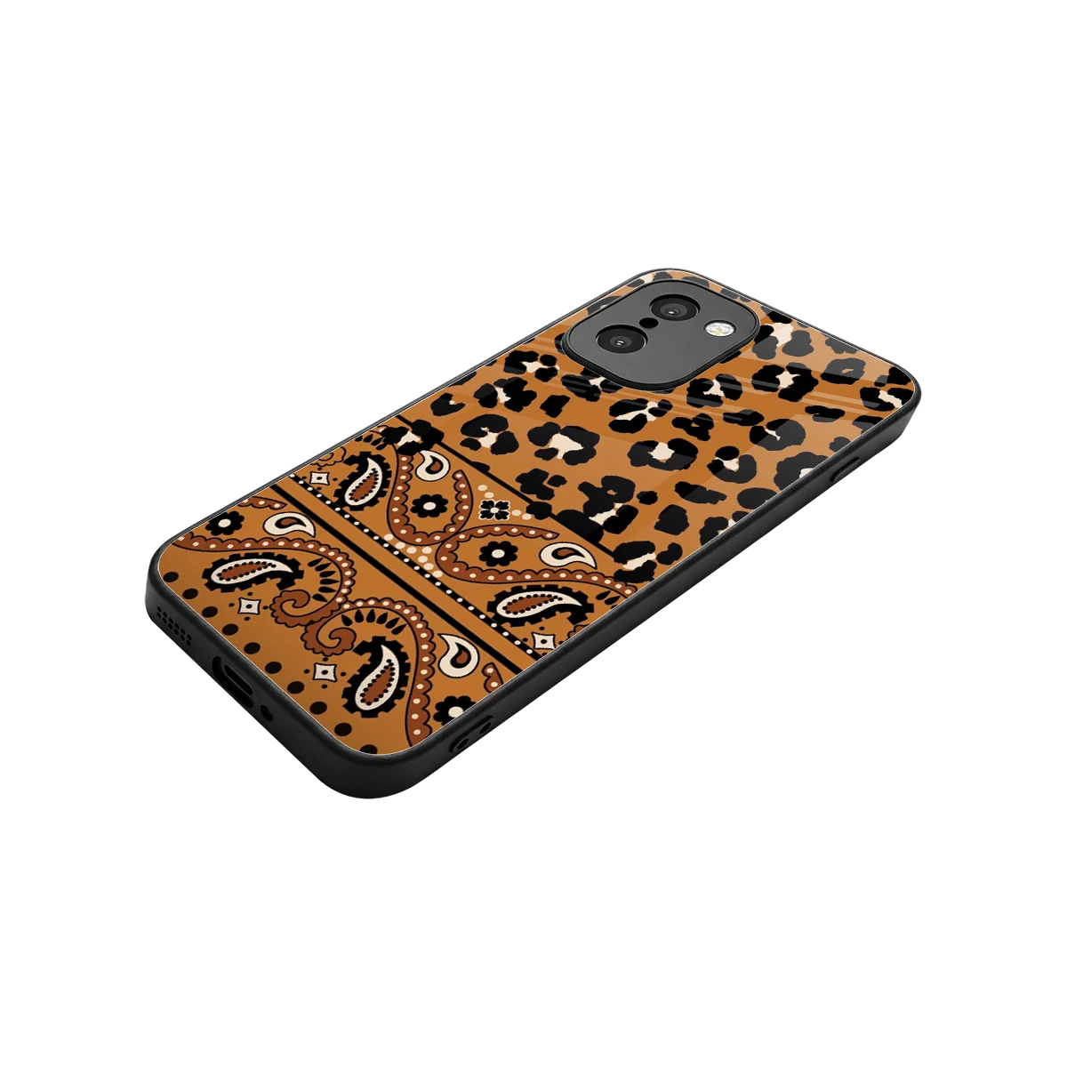 Jungle Bloom stylish phone case for oneplus 15r | glossy glass and slim fit