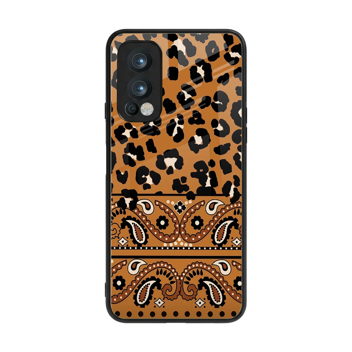 Jungle Bloom back phone cover | glass case for oneplus nord 2