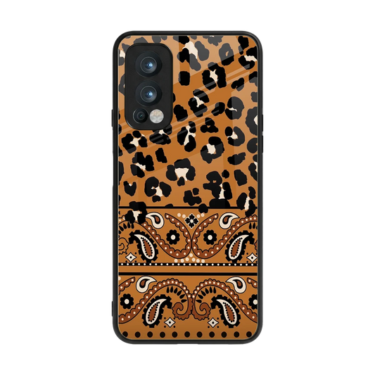 Jungle Bloom back phone cover | glass case for oneplus nord 2