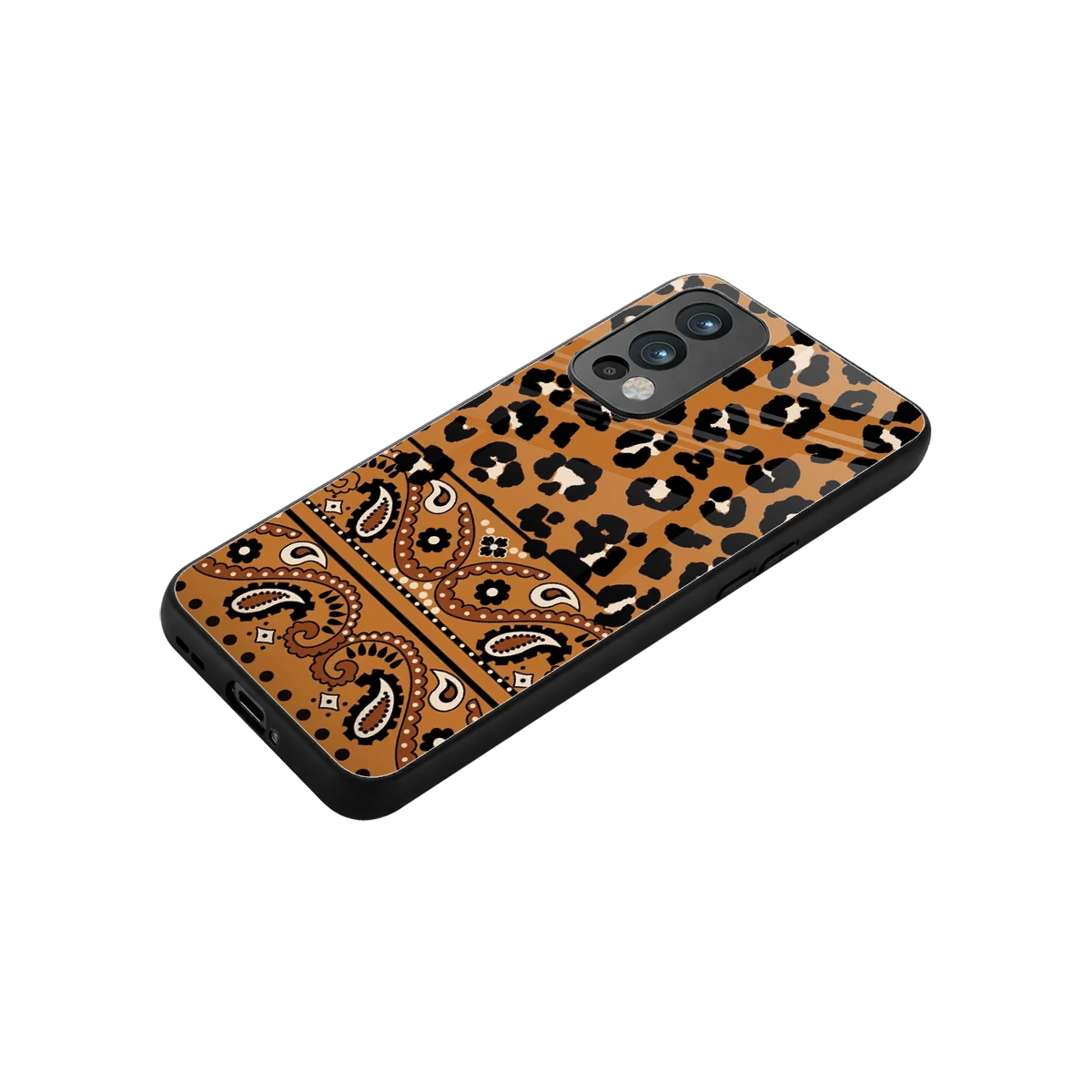Jungle Bloom stylish phone case for oneplus nord 2 | glossy glass and slim fit