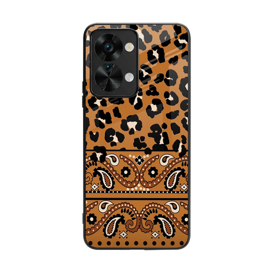 Jungle Bloom back phone cover | glass case for oneplus nord 2t