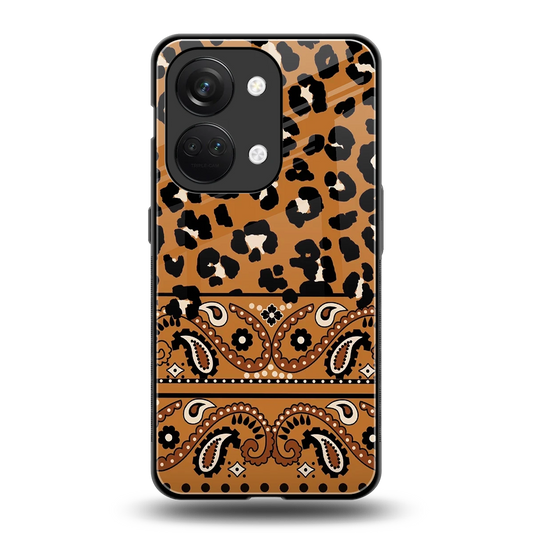 Jungle Bloom back phone cover | glass case for oneplus nord 3