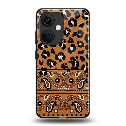 Jungle Bloom back phone cover | glass case for oneplus nord ce 3