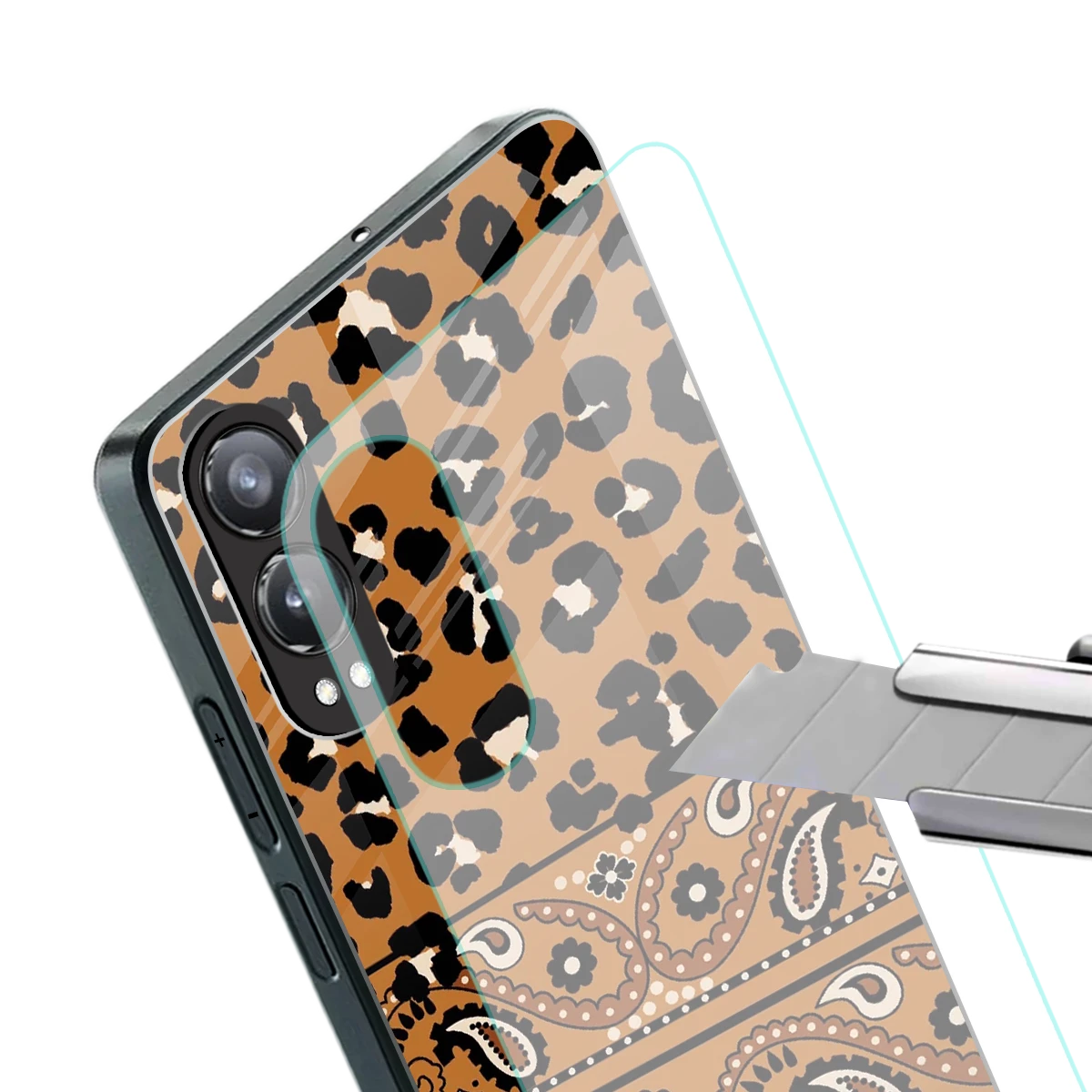 Jungle Bloom stylish phone case for oneplus nord ce 4 lite | glossy glass and slim fit