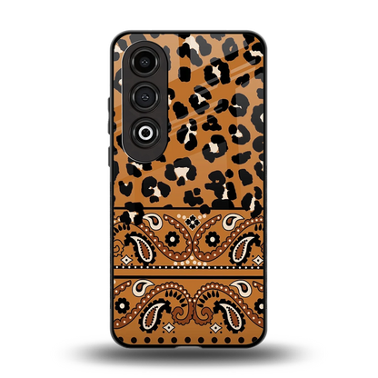 Jungle Bloom back phone cover | glass case for oneplus nord ce 4