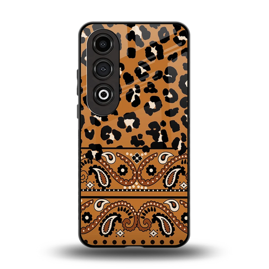 Jungle Bloom back phone cover | glass case for oneplus nord ce 4