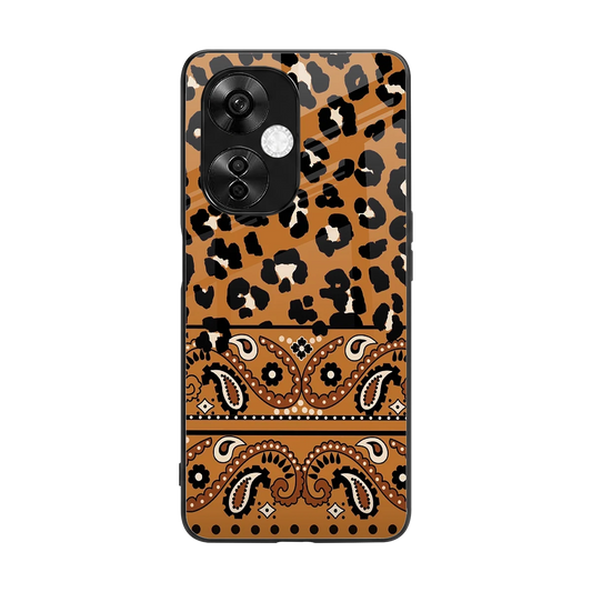 Jungle Bloom back phone cover | glass case for oneplus nord ce 3 lite