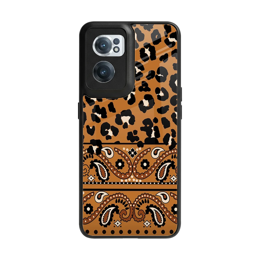 Jungle Bloom back phone cover | glass case for oneplus nord ce 2