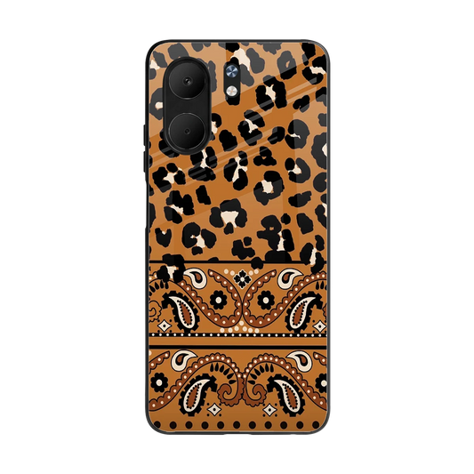 Jungle Bloom back phone cover | glass case for oppo a5x 5g