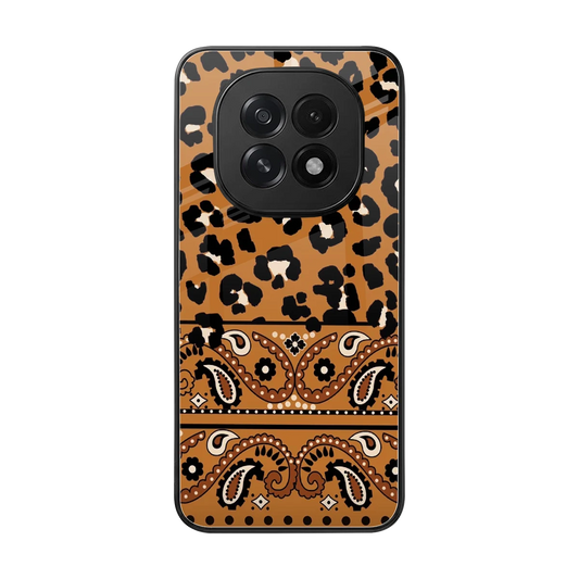 Jungle Bloom back phone cover | glass case for oppo f29 5g
