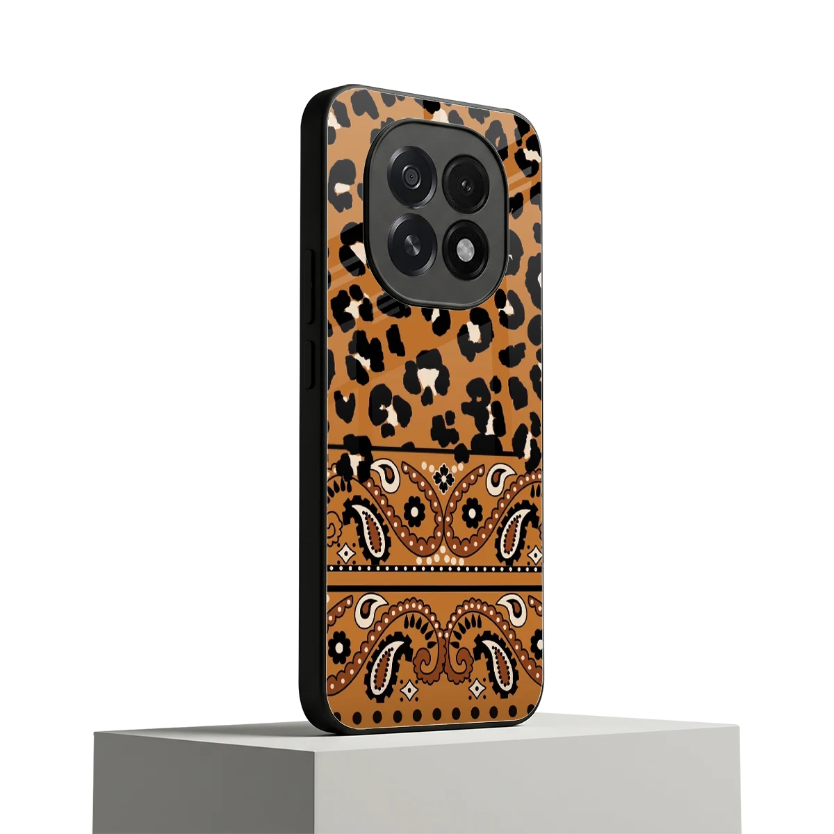 Jungle Bloom oppo f29 5g mobile cover | shockproof glass phone case