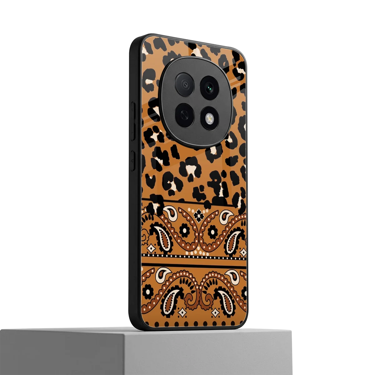 Jungle Bloom oppo f29 pro 5g mobile cover | shockproof glass phone case