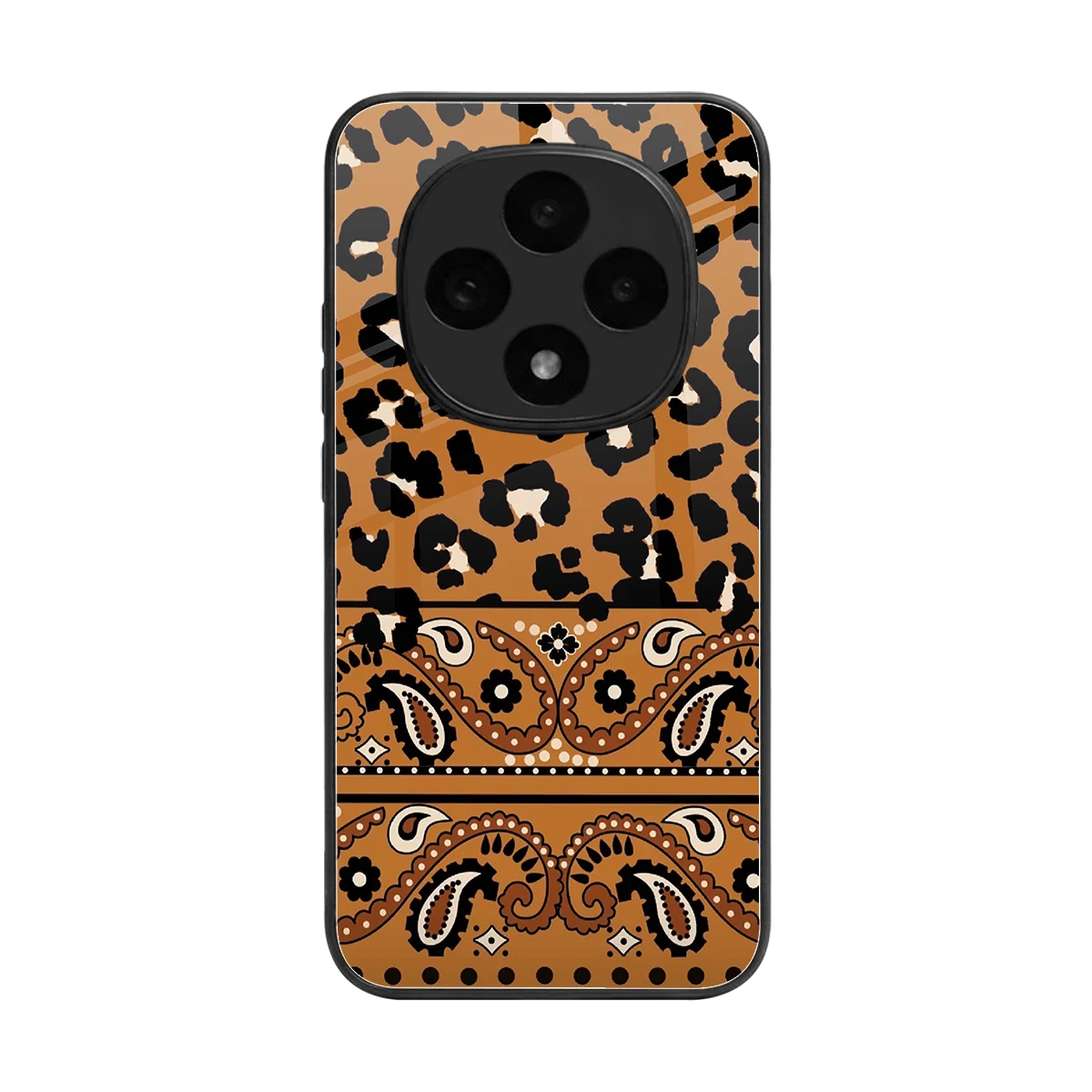 Jungle Bloom back phone cover | glass case for oppo f31 pro 5g