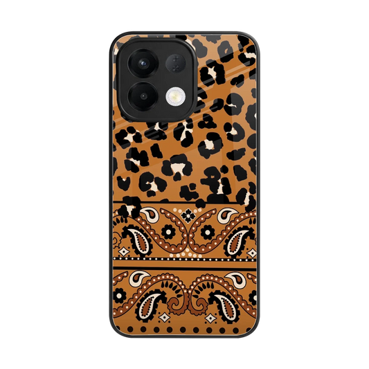Jungle Bloom back phone cover | glass case for oppo k13 5g