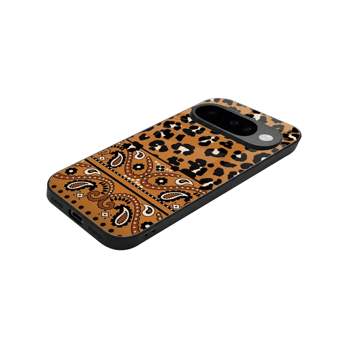 Jungle Bloom stylish phone case for google pixel 10 | glossy glass and slim fit
