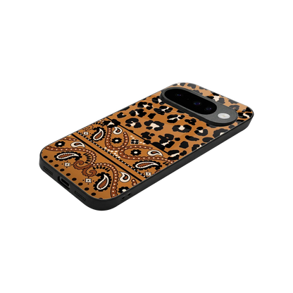 Jungle Bloom stylish phone case for google pixel 10 | glossy glass and slim fit