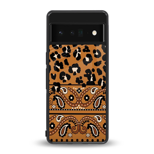 Jungle Bloom back phone cover | glass case for google pixel 6 pro