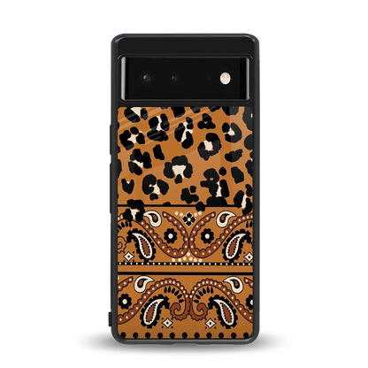 Jungle Bloom back phone cover | glass case for google pixel 6a