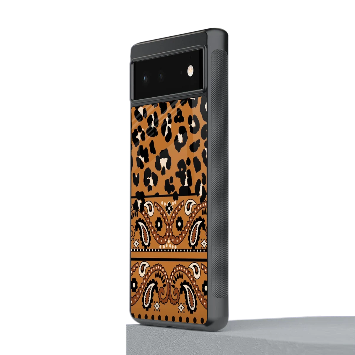 Jungle Bloom stylish phone case for google pixel 6 | glossy glass and slim fit