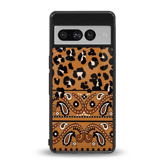 Jungle Bloom back phone cover | glass case for google pixel 7 pro