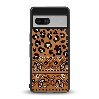 Jungle Bloom back phone cover | glass case for google pixel 7a