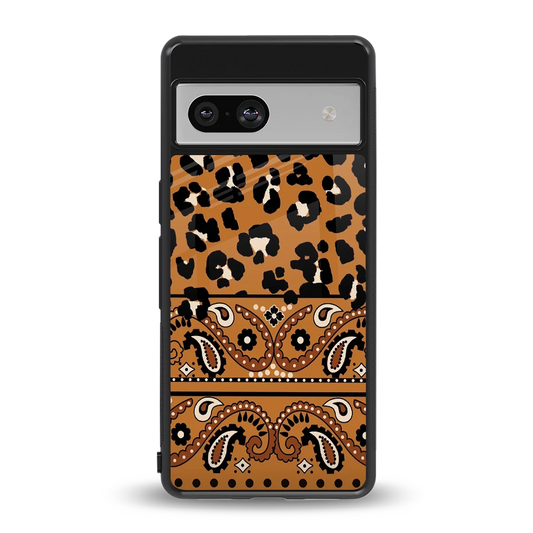 Jungle Bloom back phone cover | glass case for google pixel 7a