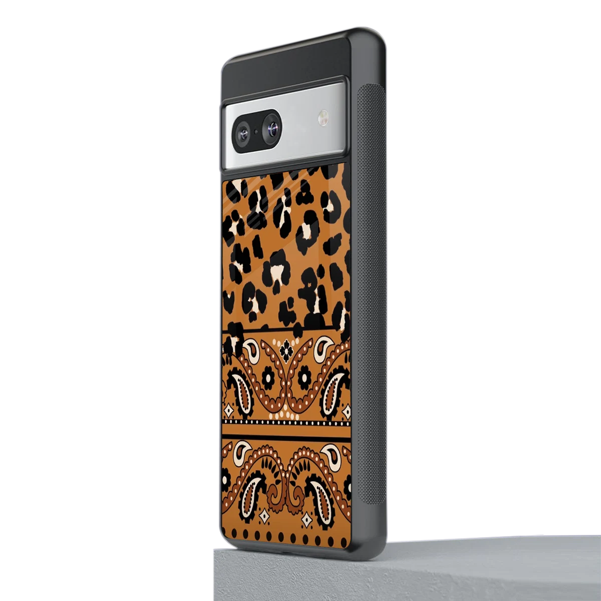 Jungle Bloom stylish phone case for google pixel 7a | glossy glass and slim fit