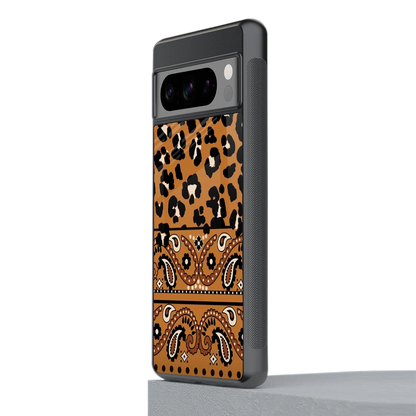 Jungle Bloom stylish phone case for google pixel 8 pro | glossy glass and slim fit