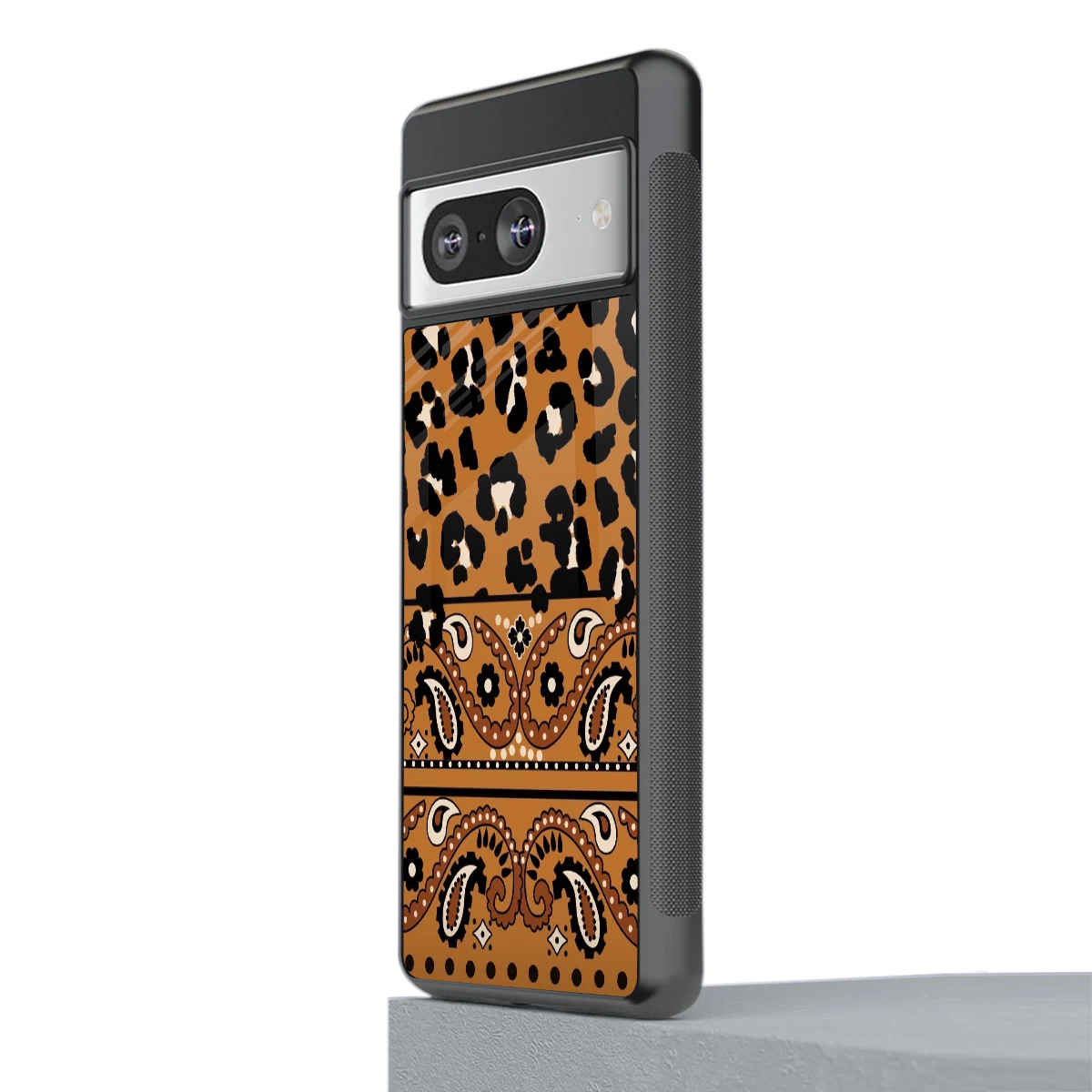 Jungle Bloom stylish phone case for google pixel 8 | glossy glass and slim fit