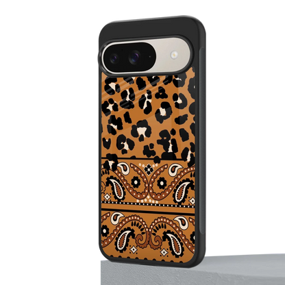 Jungle Bloom google pixel 9 mobile cover | shockproof glass phone case