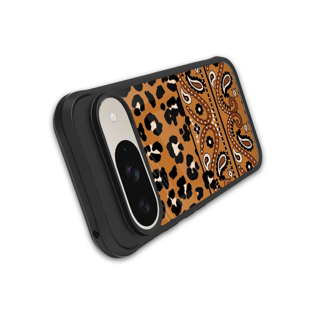 Jungle Bloom stylish phone case for google pixel 9 | glossy glass and slim fit