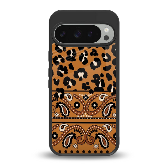Jungle Bloom back phone cover | glass case for google pixel 9 pro xl