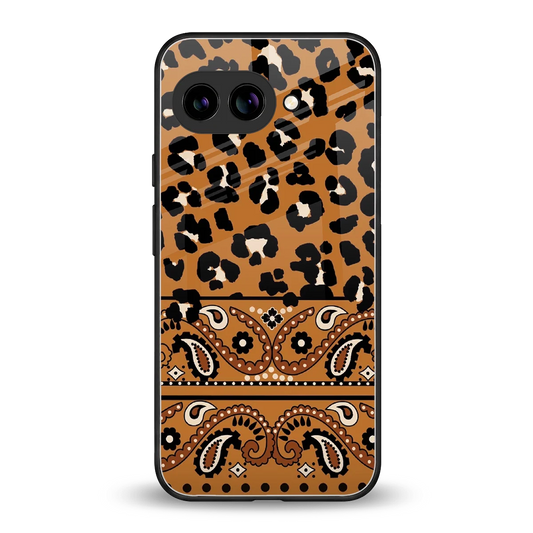 Jungle Bloom back phone cover | glass case for google pixel 9a