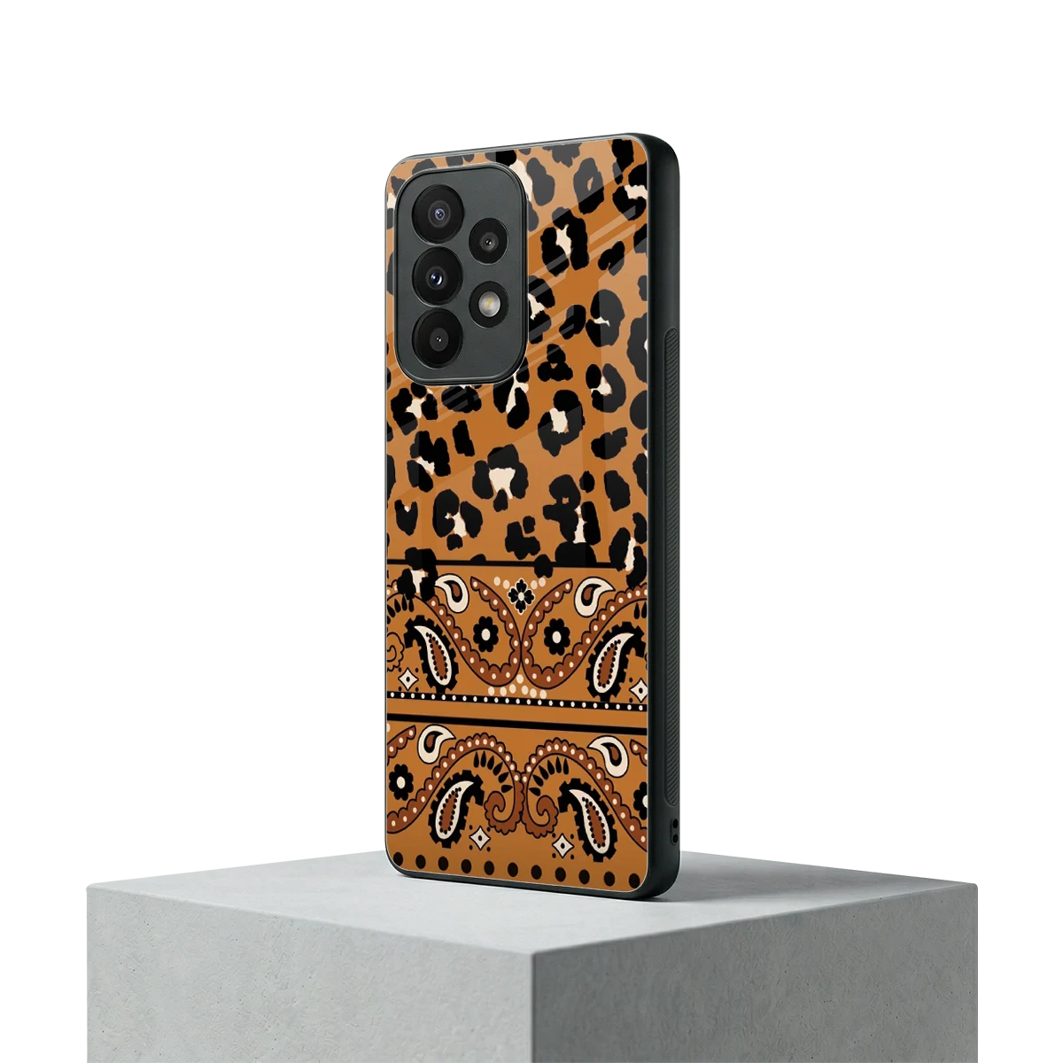 Jungle Bloom samsung galaxy a23 mobile cover | shockproof glass phone case