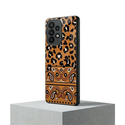 Jungle Bloom samsung galaxy a23 mobile cover | shockproof glass phone case