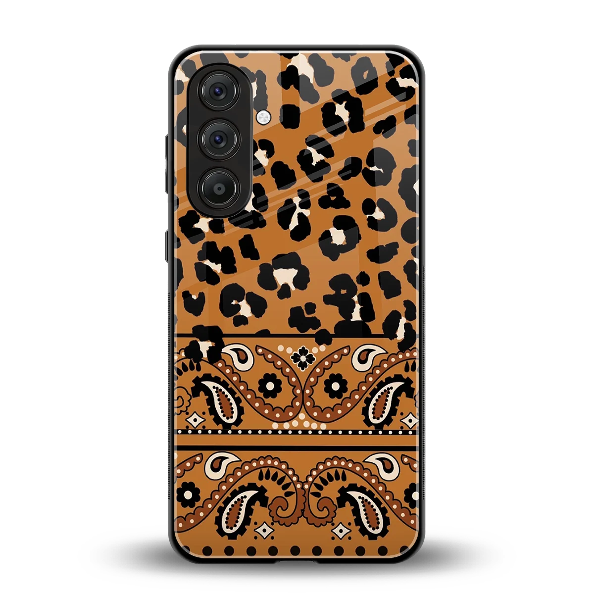 Jungle Bloom back phone cover | glass case for samsung galaxy m36 5g