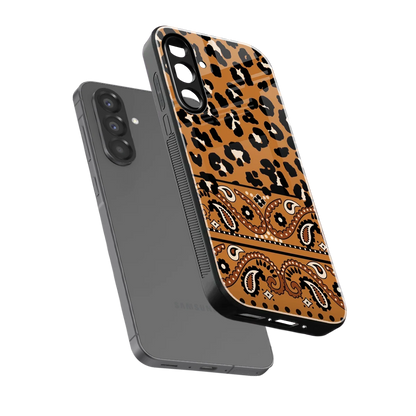 Jungle Bloom sleek samsung galaxy a17 5g cover with tempered glass back and TPU edges