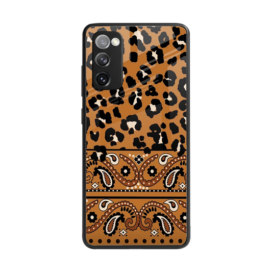 Jungle Bloom back phone cover | glass case for samsung galaxy s20 fe
