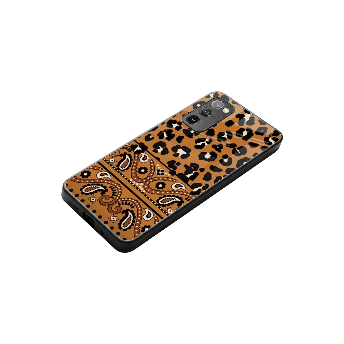 Jungle Bloom stylish phone case for samsung galaxy s20 fe | glossy glass and slim fit