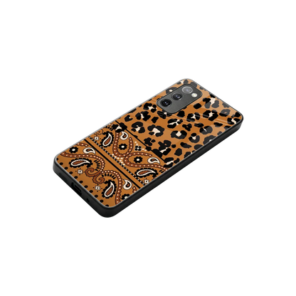 Jungle Bloom stylish phone case for samsung galaxy s20 fe | glossy glass and slim fit