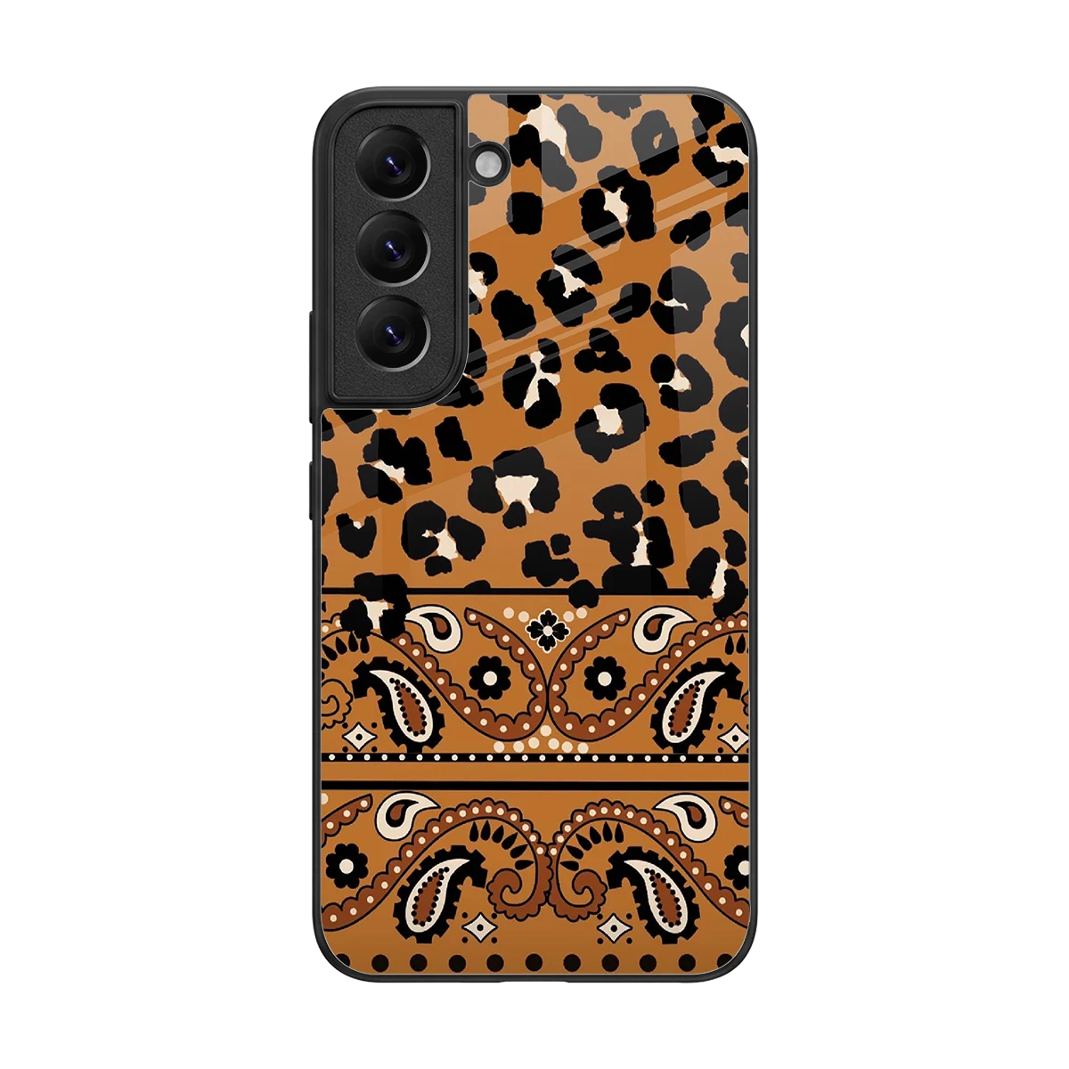 Jungle Bloom back phone cover | glass case for samsung galaxy s22