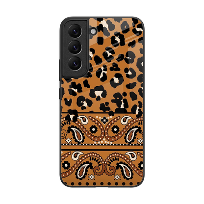 Jungle Bloom back phone cover | glass case for samsung galaxy s22