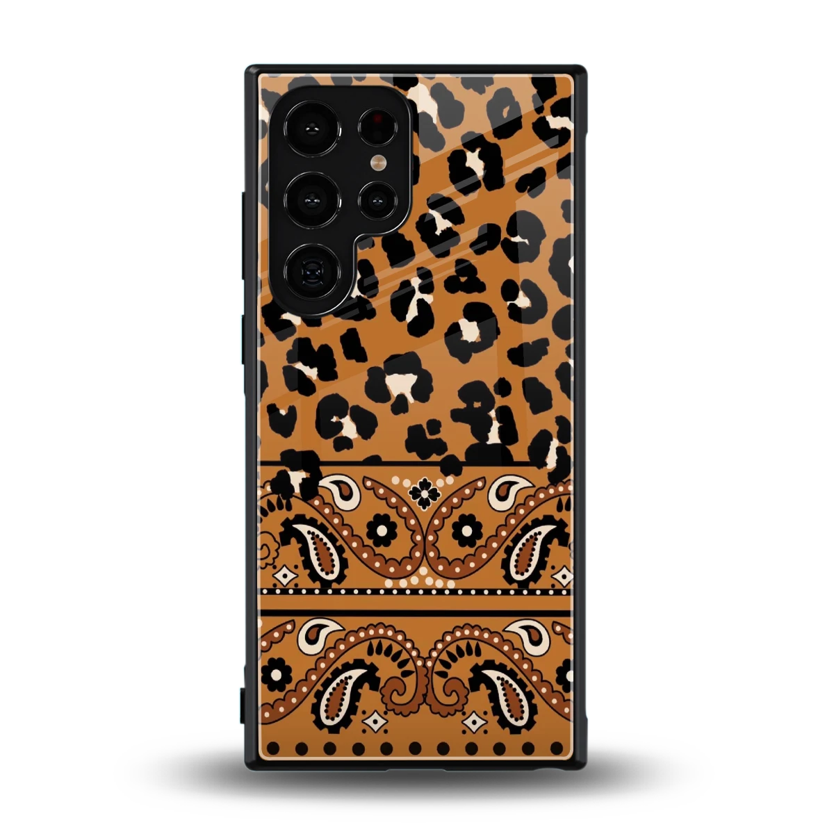 Jungle Bloom back phone cover | glass case for samsung galaxy s23 ultra