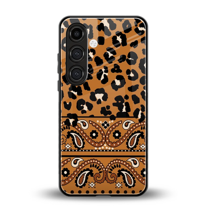 Jungle Bloom back phone cover | glass case for samsung galaxy s25