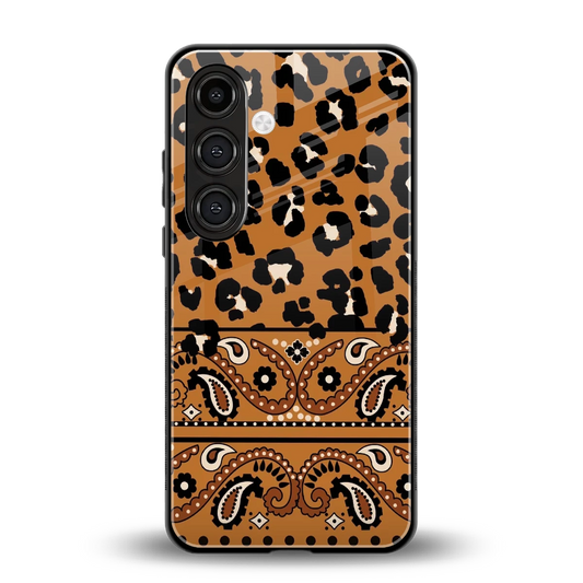 Jungle Bloom back phone cover | glass case for samsung galaxy s25