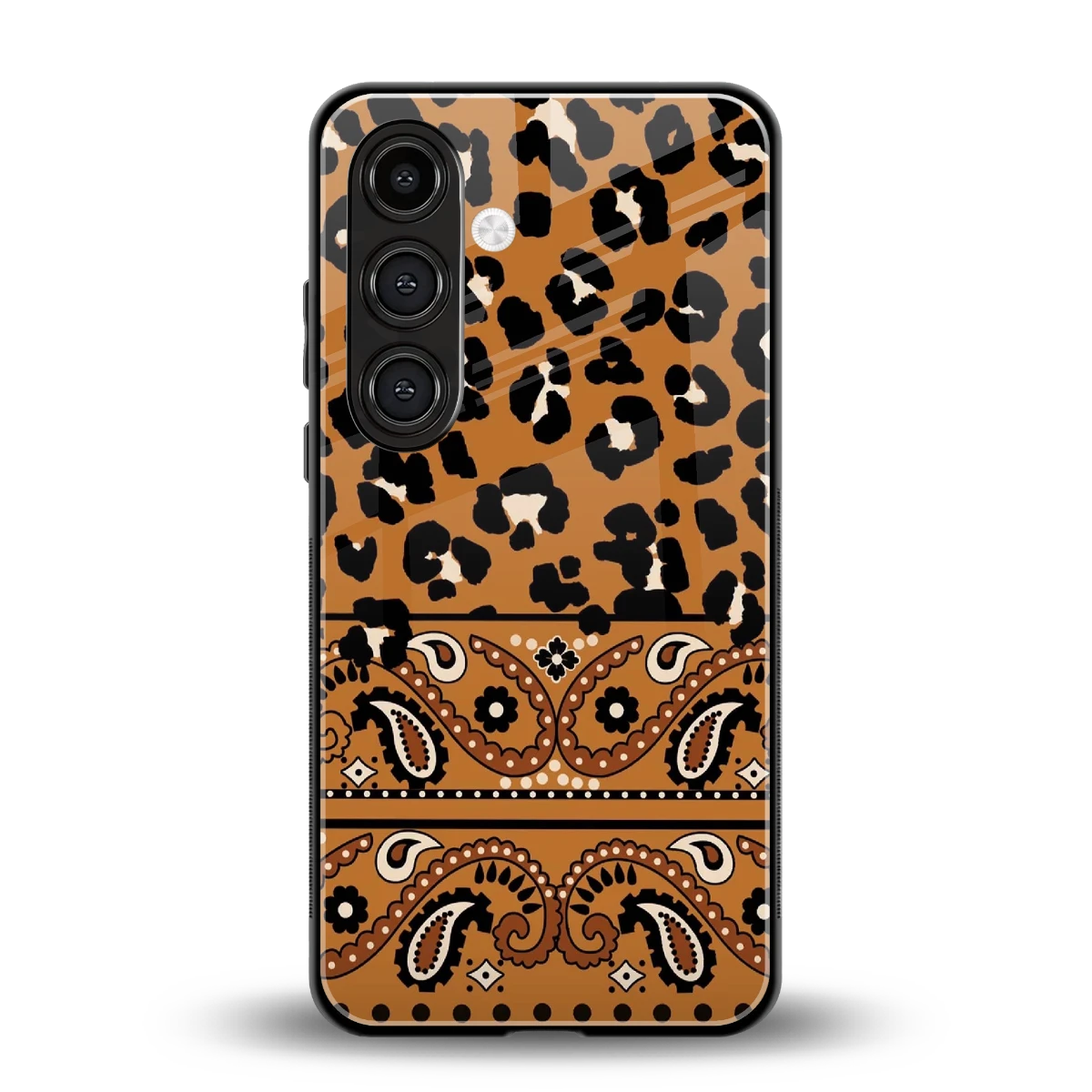 Jungle Bloom back phone cover | glass case for samsung galaxy s24 plus