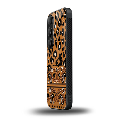 Jungle Bloom samsung galaxy s24 fe mobile cover | shockproof glass phone case
