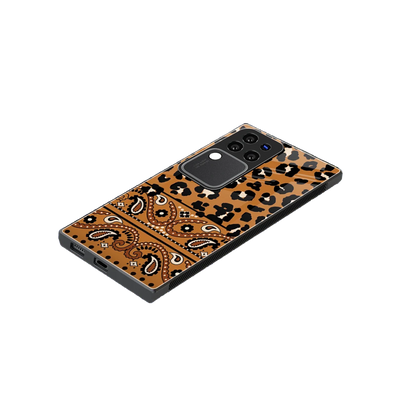 Jungle Bloom stylish phone case forvivo v30 pro | glossy glass and slim fit