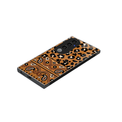 Jungle Bloom stylish phone case for vivo v40 pro | glossy glass and slim fit