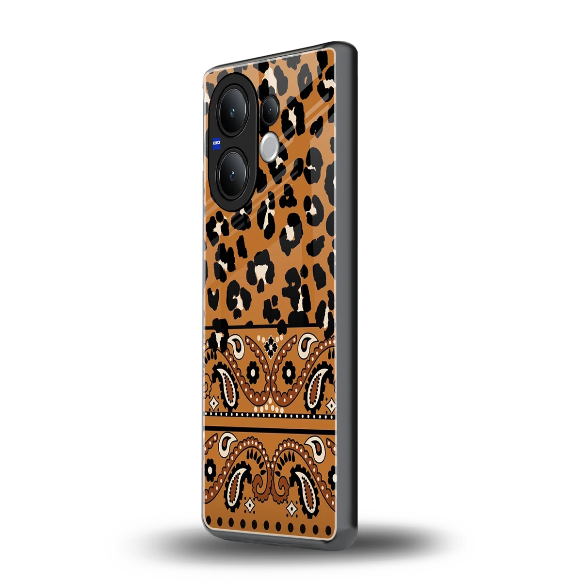 Jungle Bloom vivo v60 mobile cover | shockproof glass phone case